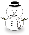 Pupazzo di neve 01.svg